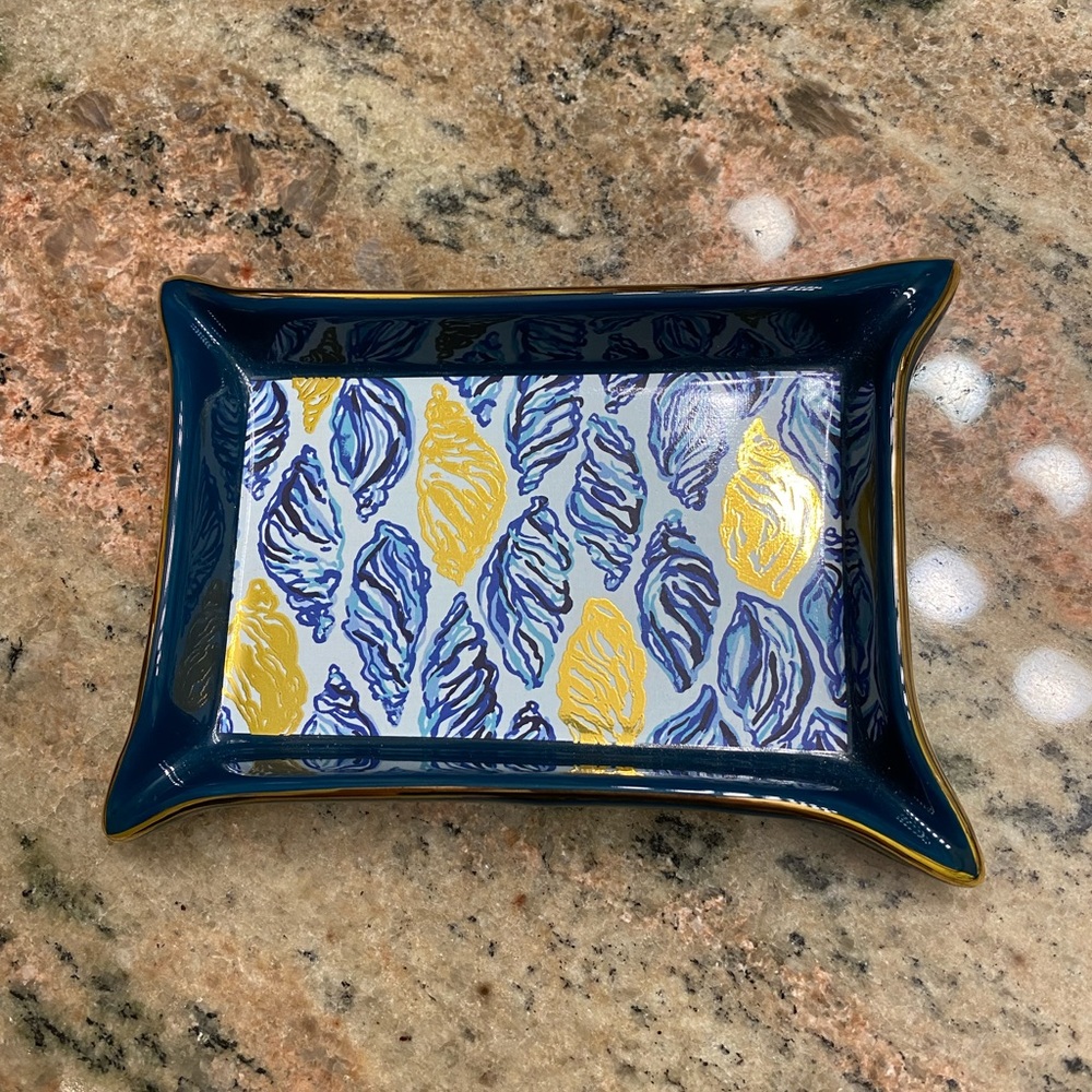 Lilly Pulitzer ceramic trinket tray